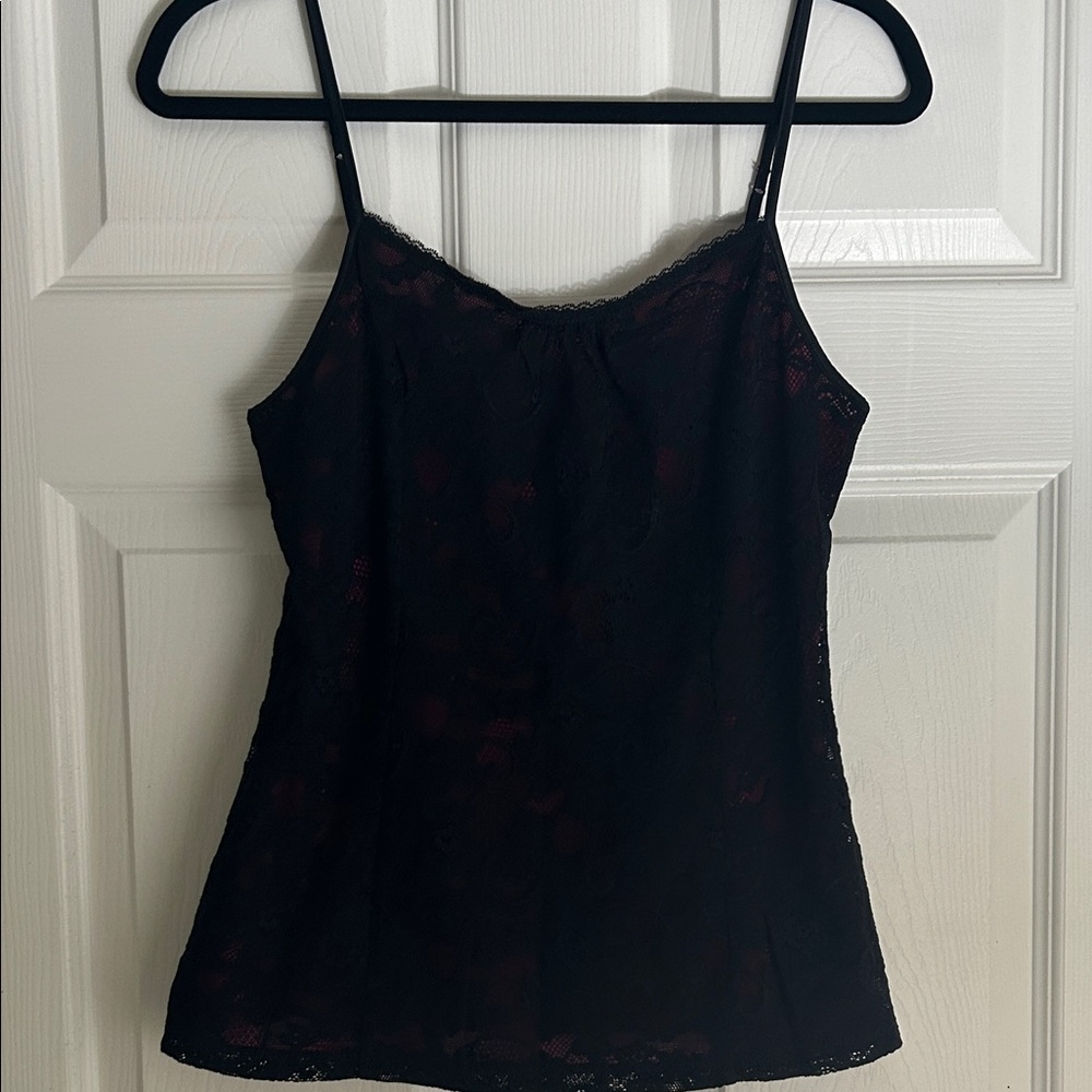 Express 2000s Lace Going Out Top